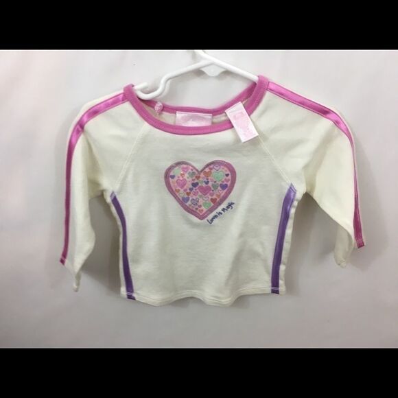 All Mine Infant Girls Top 12 mo long sleeved NWOT - Picture 1 of 4